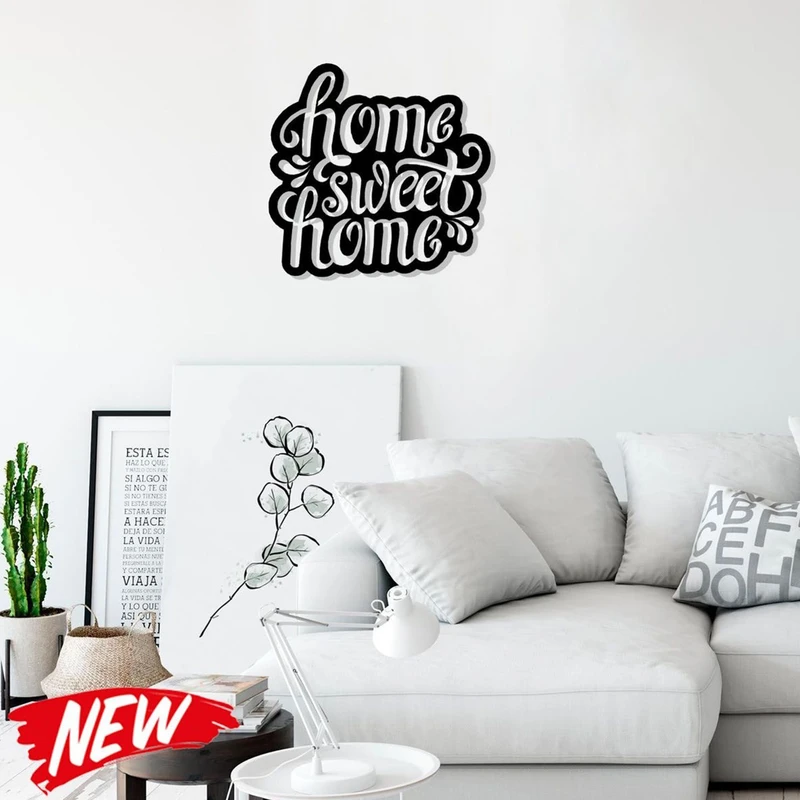 استیکر دکو رستا مدل HOME SWEET HOME کد C127