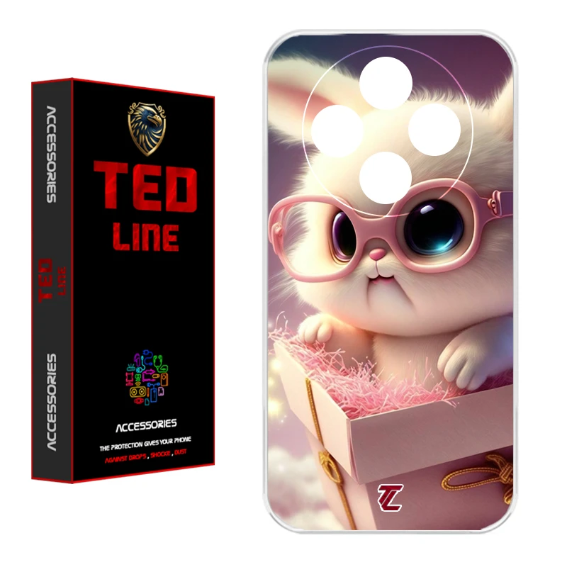 کاور تد لاین طرح خرگوش کد 1111 مناسب برای گوشی موبایل شیائومی Redmi 14C / Poco C75