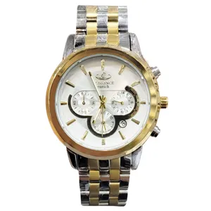 ساعت مچی عقربه‌ای مردانه الگانس مدل سه موتوره کرنوگراف بند استیل کد AvN-T2