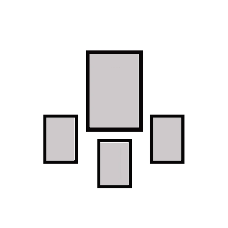 قاب عکس بکلیت مدل 215-138 مجموعه 4 عددی