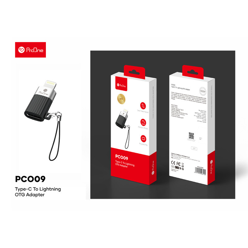 مبدل لایتنینگ به USB-C پرووان مدل PCO09