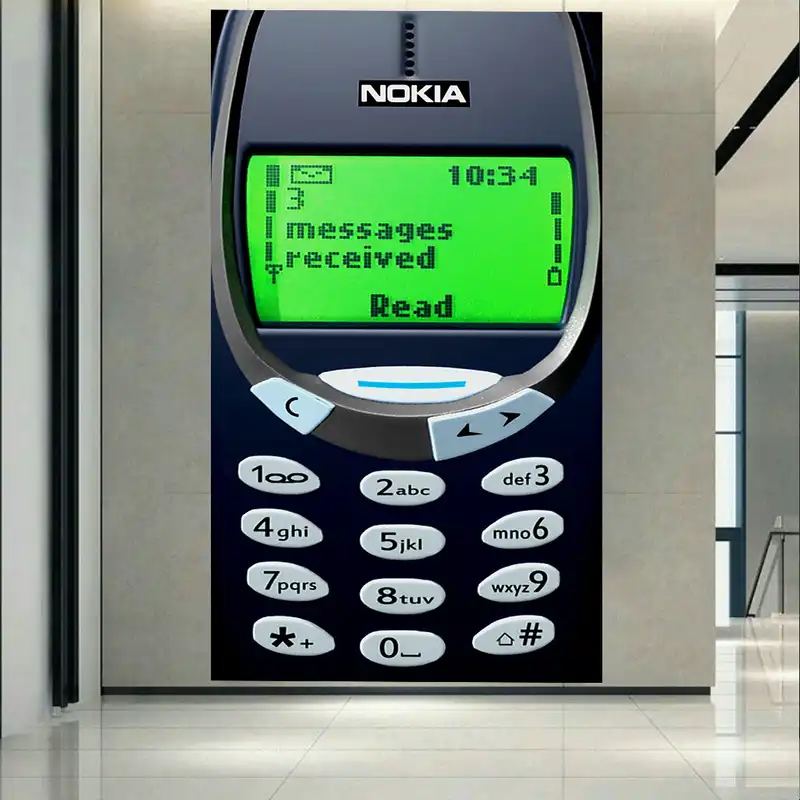 پوستر طرح موبایل مدل نوکیا 3310 کد AR18320