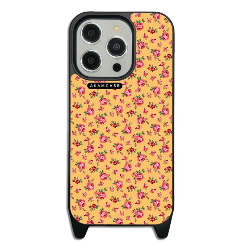 کاور آکام مدل AMC-WLA15PRO-FLOWERS1 مناسب برای گوشی موبایل اپل iPhone 15 Pro