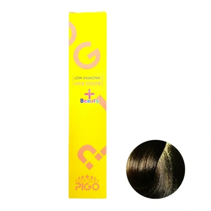 رنگ مو پیگو شماره ۶.۰ مدل پلاس بیوتی حجم ۱۰۵ میلی لیتر رنگ بلوند تیره