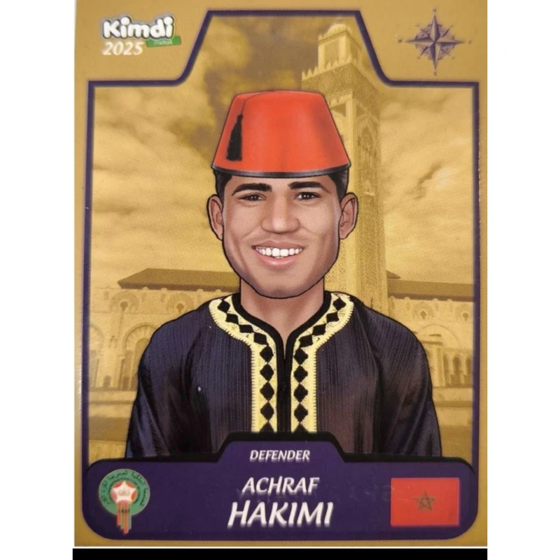 اسباب بازی زینتی کیمدی مدل کارت کیمدی طرح اشرف حکیمی رویال 