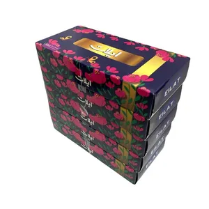 دستمال کاغذی 100 برگ ایلات مدل گل کد G-10 بسته 5 عددی
