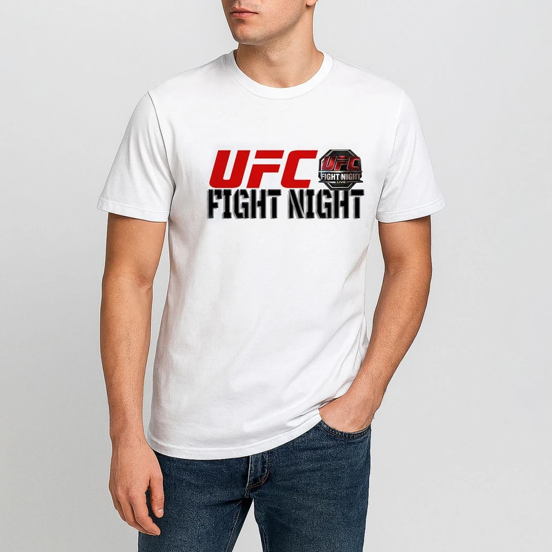 تی شرت آستین کوتاه مردانه مدل UFC  کد J129 S