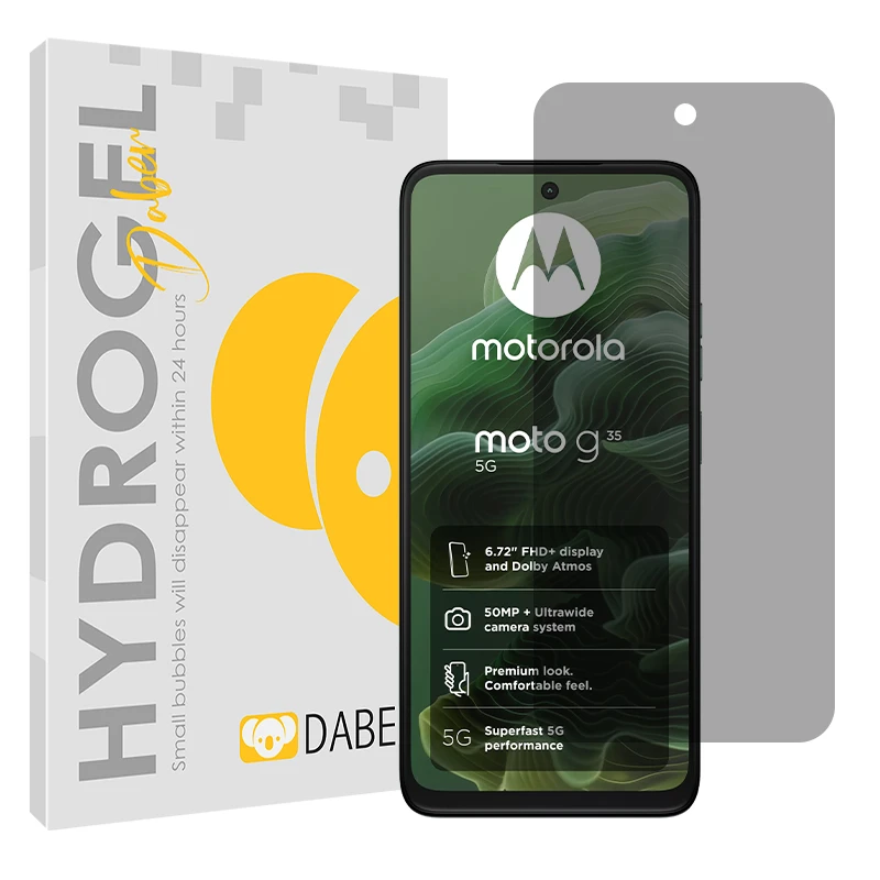 محافظ صفحه نمایش حریم شخصی دبن مدل Tough مناسب برای گوشی موبایل موتورولا Moto G35