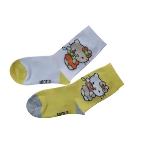 جوراب ساق بلند دخترانه کد 30 مجموعه 2 عددی