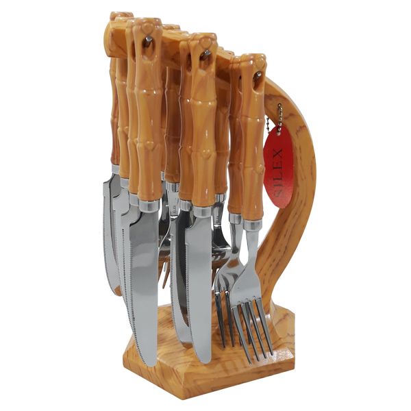 سرویس کارد و چنگال 13 پارچه سیلکس مدل SL-210 سرویس کارد و چنگال 13 پارچه سیلکس مدل SL-210