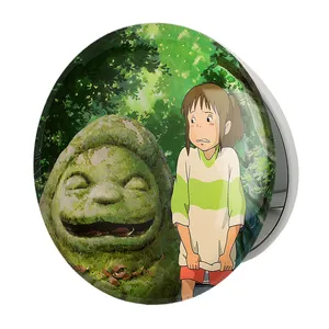 آینه جیبی خندالو طرح چیهیرو انیمه شهر اشباح Spirited Away مدل تاشو کد 12106 