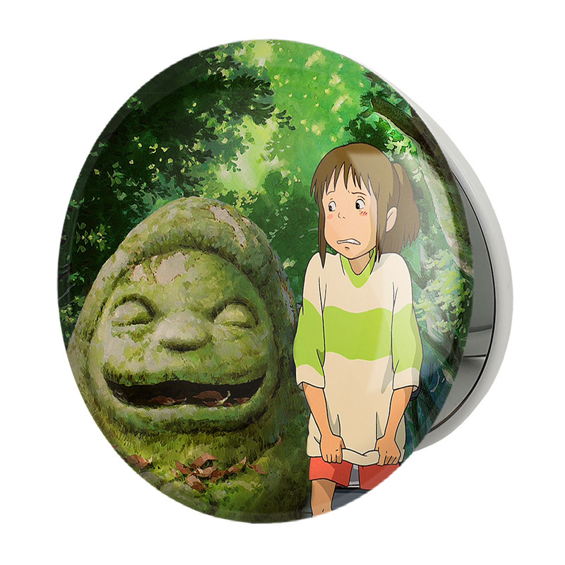 آینه جیبی خندالو طرح چیهیرو انیمه شهر اشباح Spirited Away مدل تاشو کد 12106 
