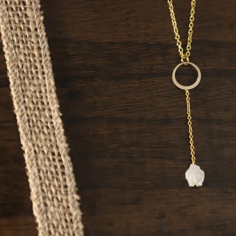 گردنبند طلا 18 عیار زنانه الن نار مدل 9733