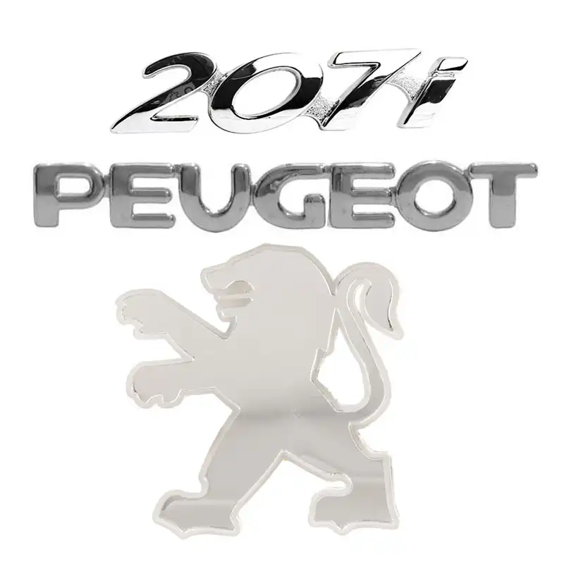 آرم صندوق خودرو وارون مدل P-281-232-256 مناسب برای پژو 207 بسته 3 عددی