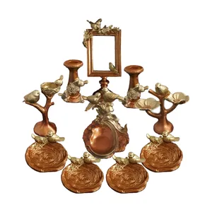 مجموعه ظروف هفت سین 10 پارچه مدل گنجشک