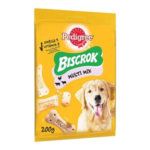 تشویقی سگ پدیگری مدل بیسکوییت Biscrok وزن 200 گرم