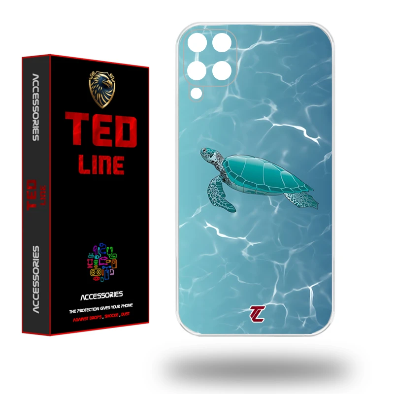 کاور تد لاین طرح لاک پشت کد 1100 مناسب برای گوشی موبایل سامسونگ Galaxy A12 / M12 / F12