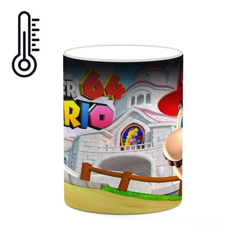 ماگ حرارتی کاکتی مدل بازی سوپر ماریو Super Mario کد mgh30508