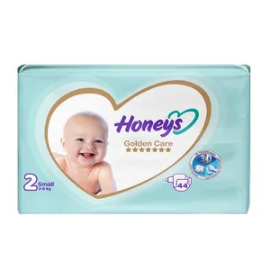 پوشک بچه هانیز مدل 3-6 kg سایز 2 بسته 44 عددی مجموعه 2 عددی