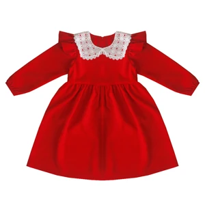 پیراهن دخترانه مدل یقه ب ب کنافی