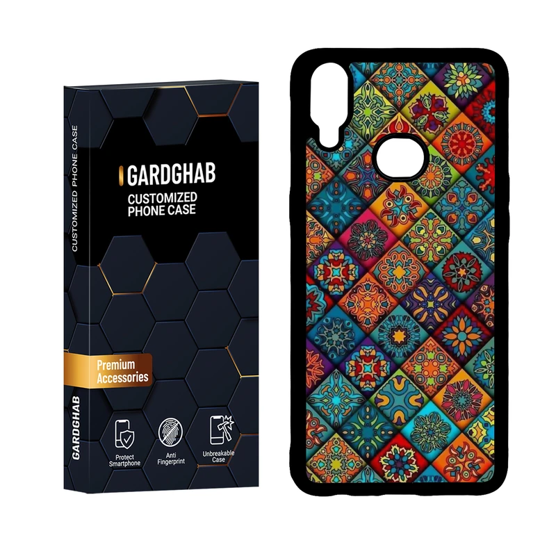 کاور گارد قاب مدل دورژله ای هنری مناسب برای گوشی موبایل سامسونگ Galaxy A10s