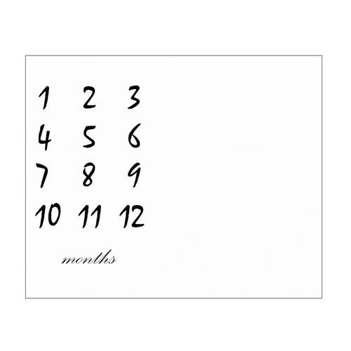زیر انداز عکاسی ماهگرد نوزاد کد 01 سایز 120x150 سانتی متر