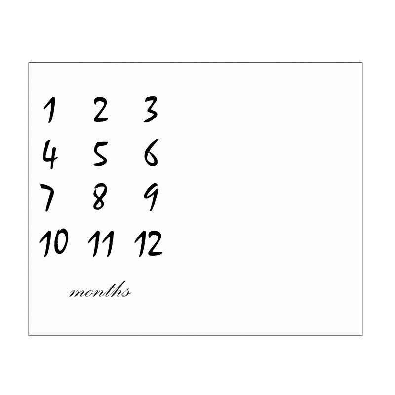 زیر انداز عکاسی ماهگرد نوزاد کد 01 سایز 120x150 سانتی متر