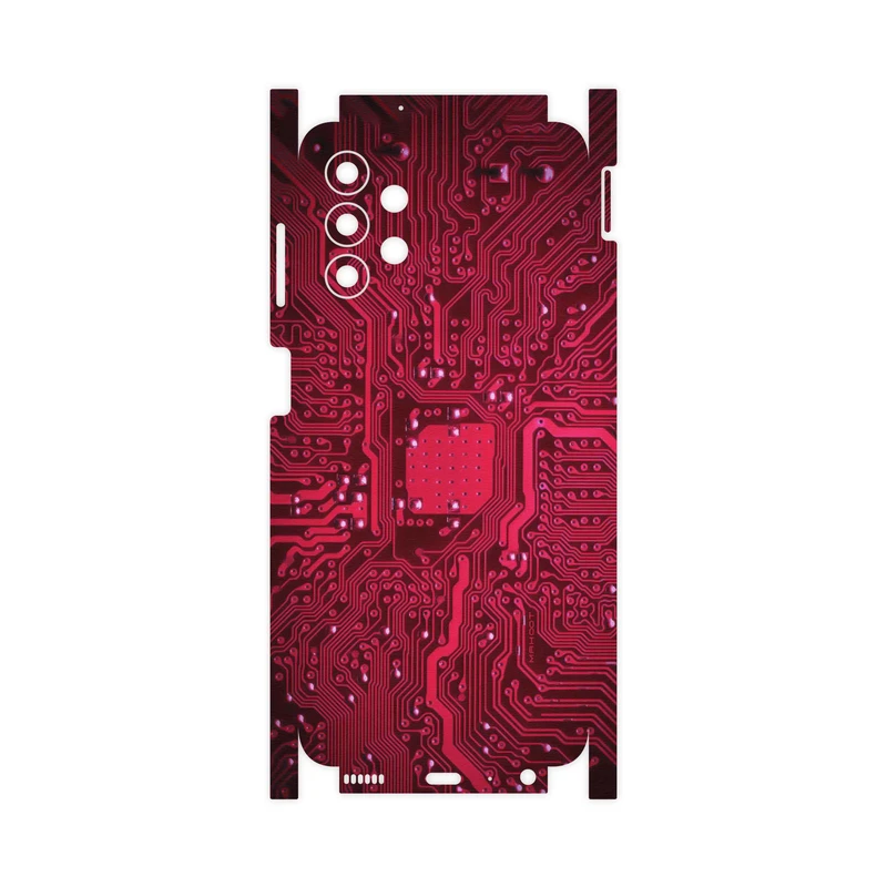برچسب پوششی ماهوت مدل Red-Printed-Circuit-Board-FullSkin مناسب برای گوشی موبایل سامسونگ Galaxy A13