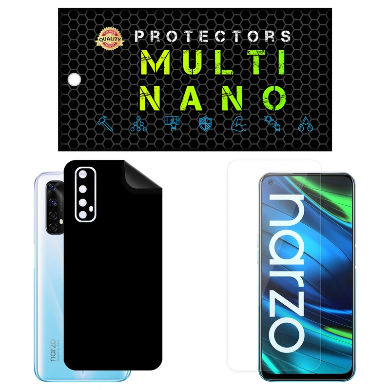 محافظ صفحه نمایش مولتی نانو مدل X-SFM مناسب برای گوشی موبایل ریلمی Narzo 20 Pro به همراه برچسب پوششی