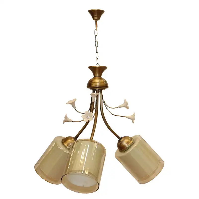 لوستر 3 شعله پلاس نورشو مدل کاج