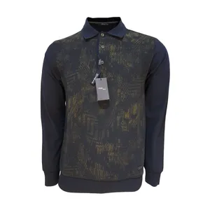 پولوشرت آستین بلند مردانه امضا کد 456