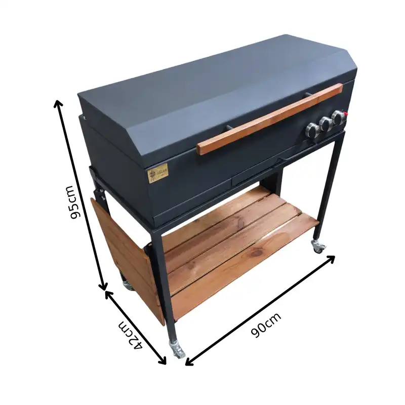 باربیکیو اصلان مدلM90P درب تخت