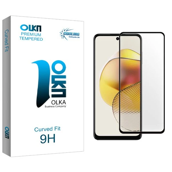محافظ صفحه نمایش شیشه ای کولینگ مدل Olka مناسب برای گوشی موبایل موتورولا Moto G73