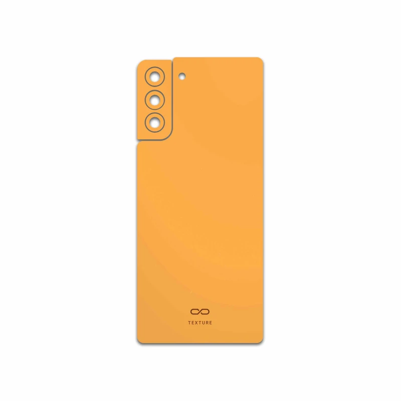 برچسب پوششی ماهوت مدل Matte-Orange مناسب برای گوشی موبایل سامسونگ Galaxy S21 Plus 5G