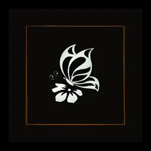 تابلو نقره طرح پروانه کد 377