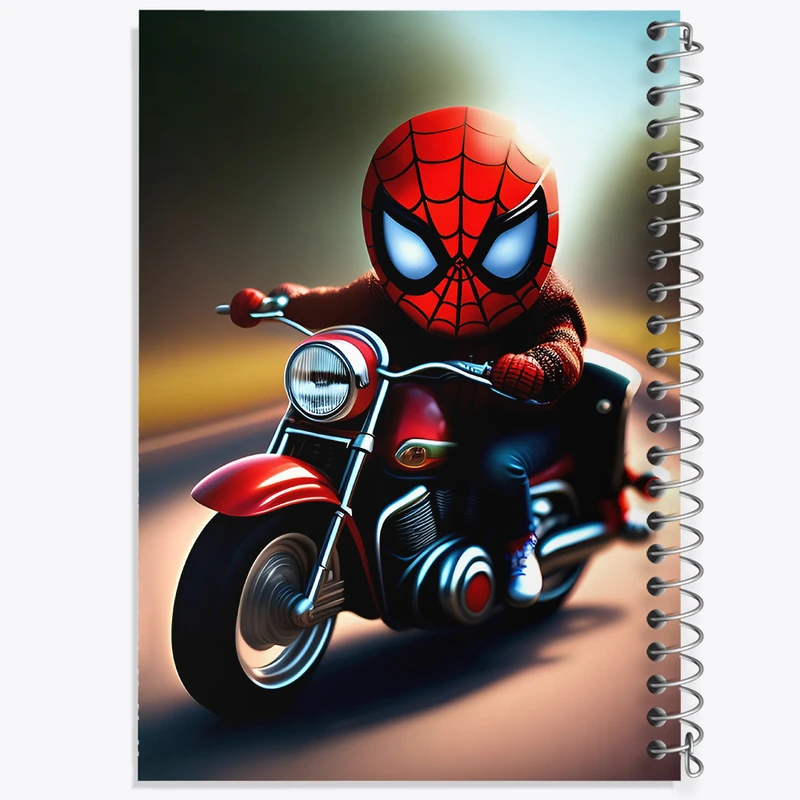 دفتر مشق 100 برگ خندالو طرح مرد عنکبوتی (Spider Man) کد F6932