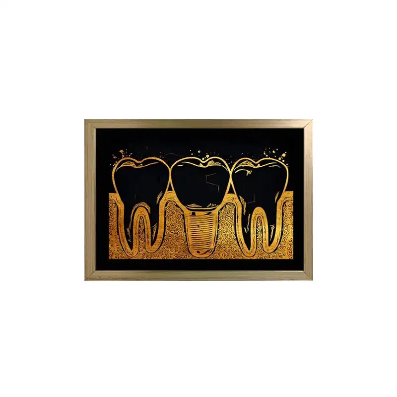 تابلو نقاشی اکریلیک طرح دندانپزشکی کد dec22
