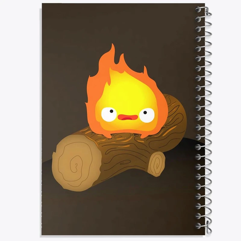 دفتر نقاشی 50 برگ خندالو مدل کالسیفر انیمه قلعه متحرک هاول کد 12881