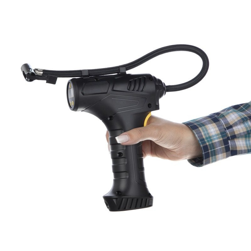 کمپرسور باد شارژی کد 03 به همراه ساعت دیجیتال