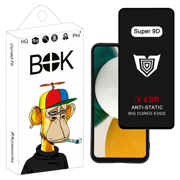 محافظ صفحه نمایش بوک مدل Super 9D Guard مناسب برای گوشی موبایل سامسونگ galaxy a34 5g