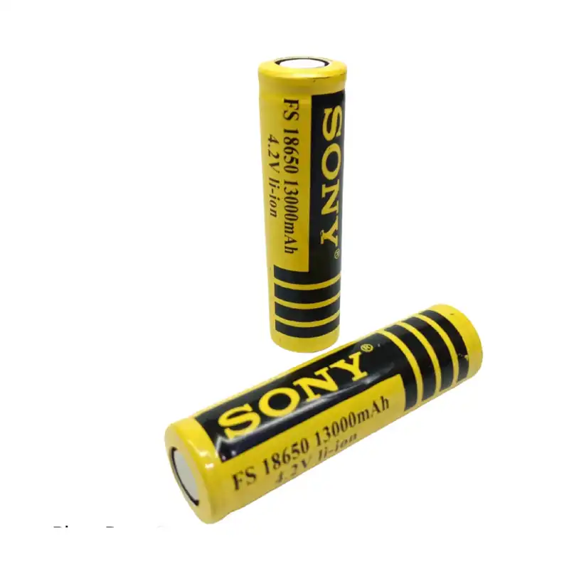 باتری لیتیوم یون قابل شارژ سونی مدل 18650 ظرفیت  13000 میلی آمپر ساعت