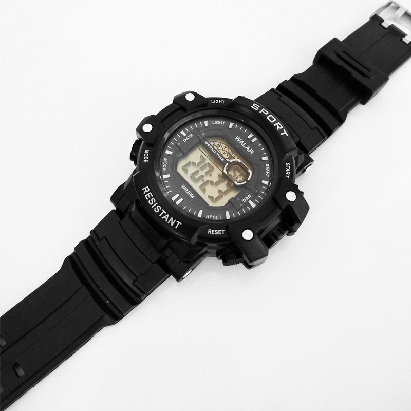 ساعت مچی دیجیتال پسرانه مدل ورزشی ضدآب اسپرتSPORT مچی چراغدار کرنومتردار کد 200.1 ساعت مچی دیجیتال پسرانه مدل ورزشی ضدآب اسپرتSPORT مچی چراغدار کرنومتردار کد 200.1