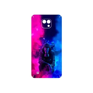 MAHOOT Smoke Rainbow Digital Art 2 Cover Sticker for LG X Cam