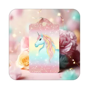 زیر لیوانی کاکتی طرح اسب تک شاخ و یونیکورن مدل mp31119