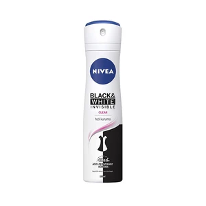اسپری ضد تعریق زنانه نیوآ مدل Black &amp; White Invisible Clear 48Sa  حجم 150 میلی لیتر