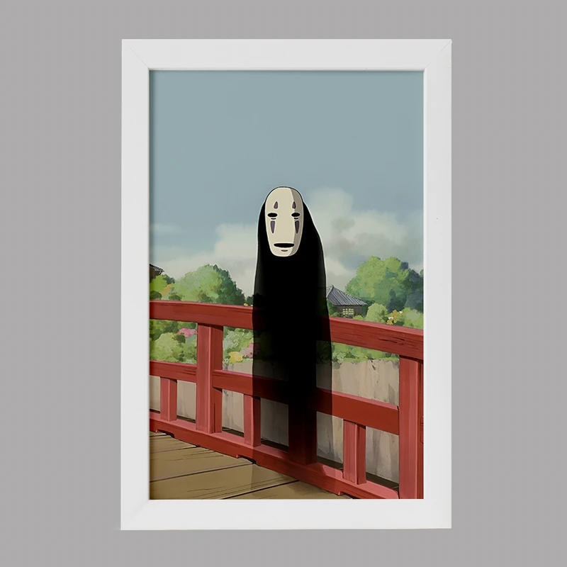 تابلو خندالو مدل انیمه شهر اشباح (Spirited Away) کد F3474