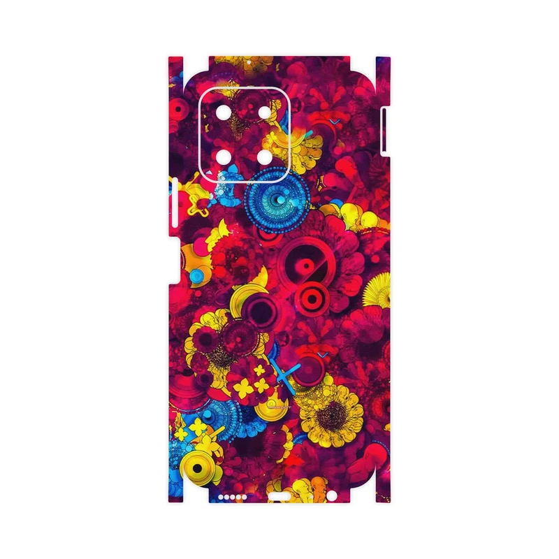 برچسب پوششی ماهوت مدل Vector Flower Garden Digital Art-FullSkin مناسب برای گوشی موبایل آنر X6