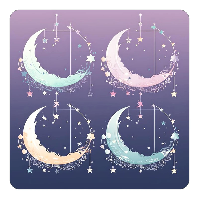 مگنت کاکتی طرح ماه و ستاره مدل mp51081