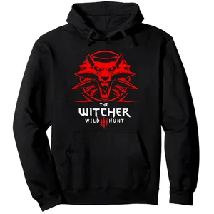 هودی مردانه مدل THE WITCHER کد PN08 رنگ مشکی