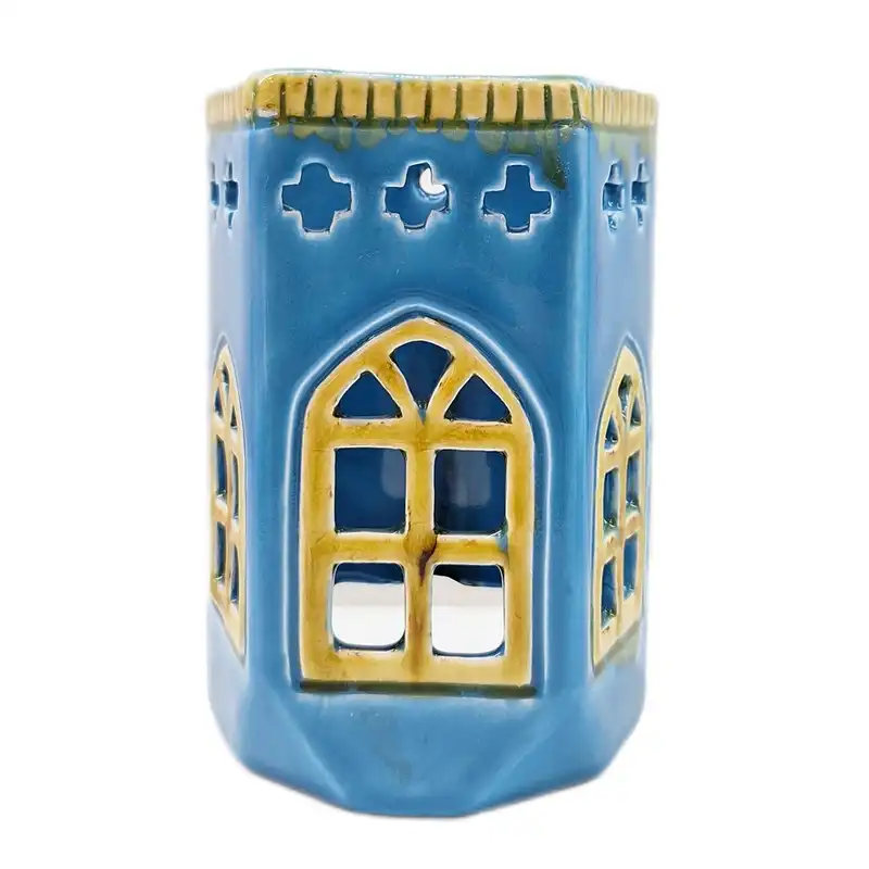 شمعدان سرامیکی مدل فانتزی پنجره